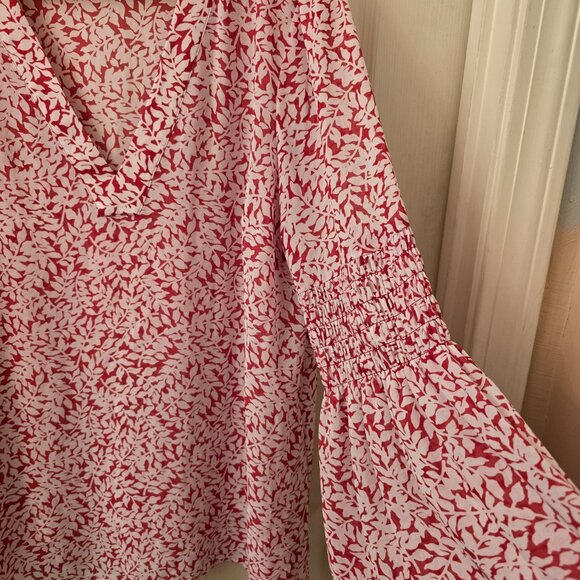 Michael Kors tunic top with bell poet sleeves XL - Picture 1 of 5